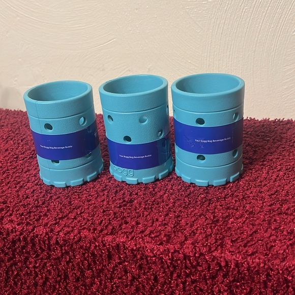 Bogg Boozie Slim can beverage holder turquoise set of 3 NWT - Picture 2 of 4